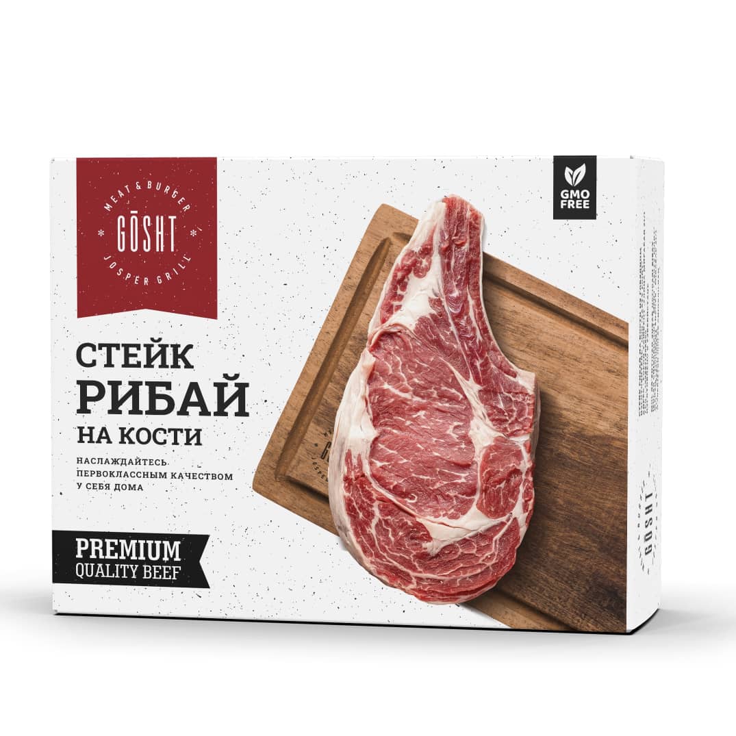 Стейк Рибай на кости Gosht 420g